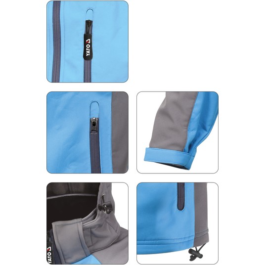 KURTKA SOFTSHELL Z KAPT. STRATUS R. 3XL -zdjęcie numer 3