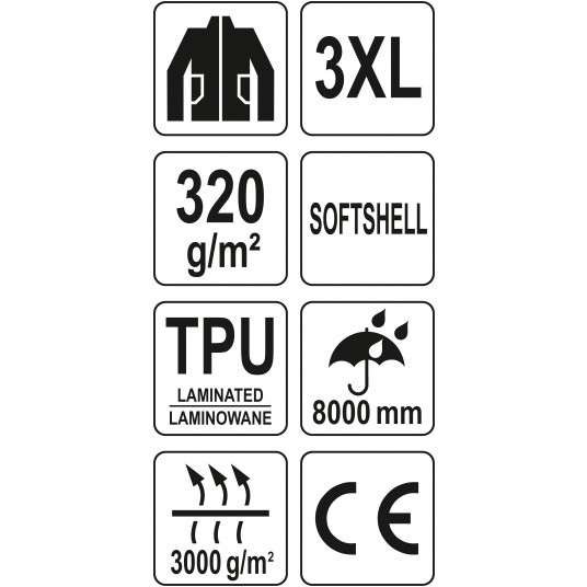 KURTKA SOFTSHELL Z KAPT. STRATUS R. 3XL -zdjęcie numer 2