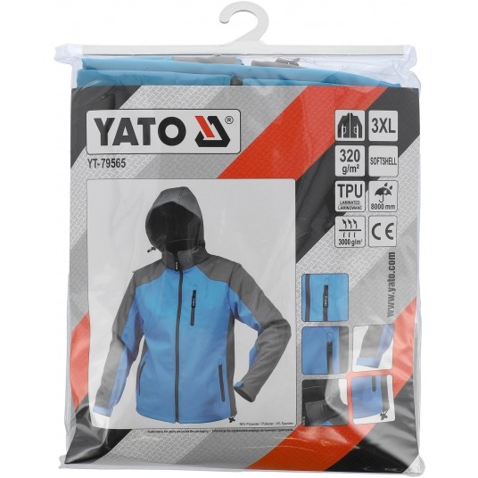 KURTKA SOFTSHELL Z KAPT. STRATUS R. 3XL -zdjęcie numer 1