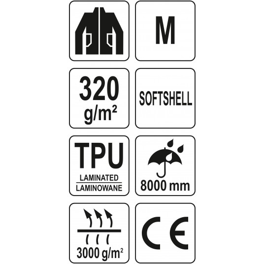 KURTKA SOFTSHELL Z KAPT. STRATUS R. M -zdjęcie numer 1