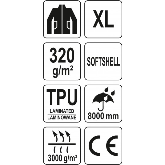 KURTKA SOFTSHELL Z KAPT. STRATUS R. XL -zdjęcie numer 1