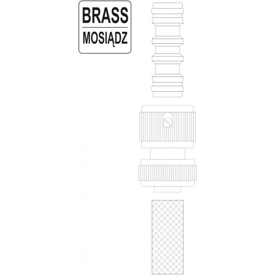 ŁĄCZNIK DWÓJNIK MOSIĄDZ -zdjęcie numer 3