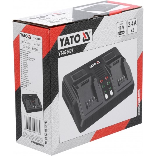 ŁADOWARKA PODWÓJNA 18V 2,4A -zdjęcie numer 5