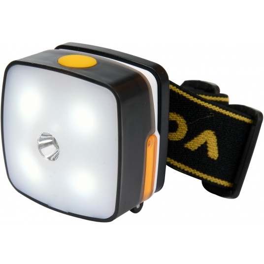 LAMPA CZOŁOWA 3W LED I 4 SMD LED, AKU. -zdjęcie numer 1