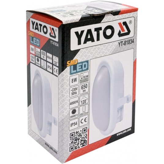 LAMPA NAŚCIENNA OWALNA LED 8W -zdjęcie numer 2