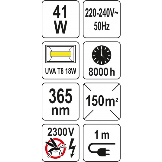 LAMPA OWADOBÓJCZA UV-A 41W -zdjęcie numer 6