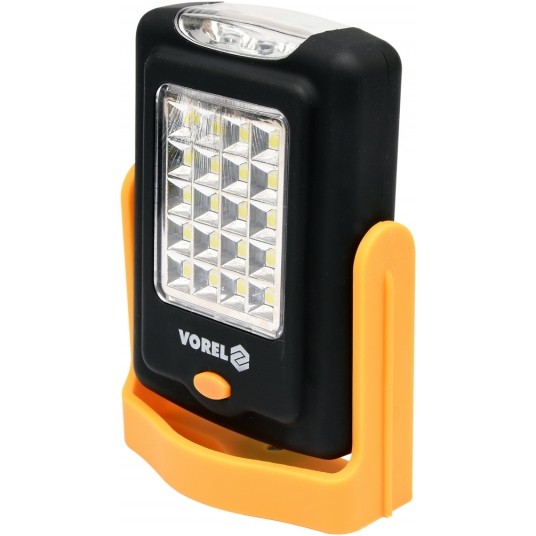 LAMPA RĘCZNA OBROTOWA 20+3 LED 3xAAA -zdjęcie numer 1