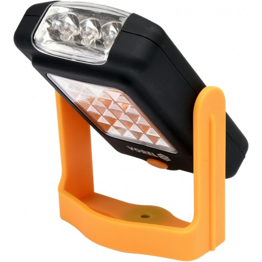 LAMPA RĘCZNA OBROTOWA 20+3 LED 3xAAA -zdjęcie numer 3