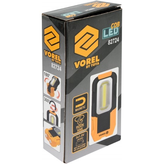 LAMPA RĘCZNA OBROTOWA COB LED -zdjęcie numer 6