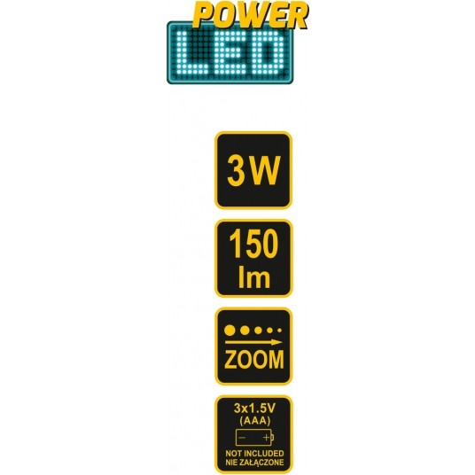 LAMPA ROWEROWA PRZEDNIA Z DIODĄ CREE 3W -zdjęcie numer 6