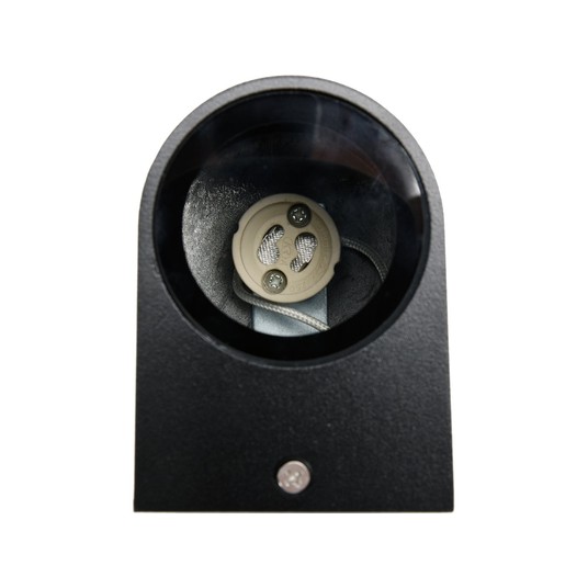 LAMPA ŚCIENNA ZEWN. CZARNA ALUM. 1XGU10 -zdjęcie numer 3