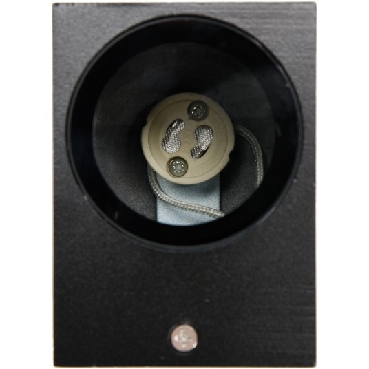 LAMPA ŚCIENNA ZEWN. CZARNA ALUM. 1XGU10 -zdjęcie numer 3