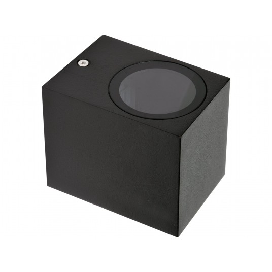 LAMPA ŚCIENNA ZEWN. CZARNA ALUM. 1XGU10 -zdjęcie numer 1