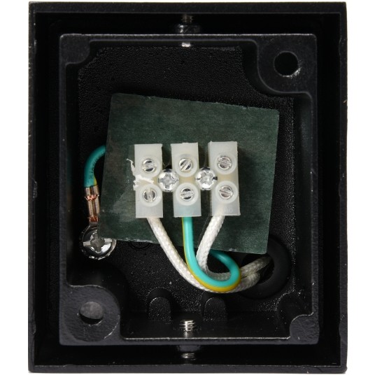 LAMPA ŚCIENNA ZEWN. CZARNA ALUM. 1XGU10 -zdjęcie numer 5