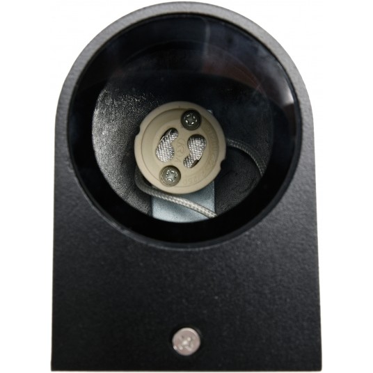 LAMPA ŚCIENNA ZEWN. CZARNA ALUM. 1XGU10 -zdjęcie numer 4
