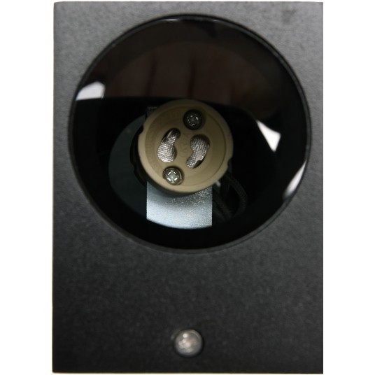 LAMPA ŚCIENNA ZEWN. CZARNA ALUM. 2XGU10 -zdjęcie numer 3