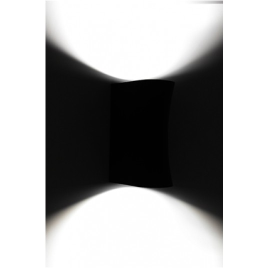 LAMPA ŚCIENNA ZEWN. CZARNA ALUM. 2XGU10 -zdjęcie numer 5