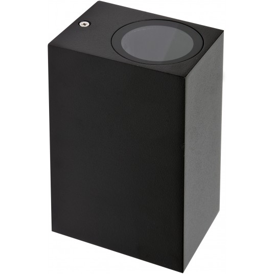 LAMPA ŚCIENNA ZEWN. CZARNA ALUM. 2XGU10 -zdjęcie numer 1