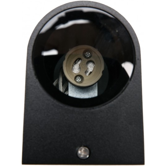 LAMPA ŚCIENNA ZEWN. CZARNA ALUM. 2XGU10 -zdjęcie numer 3