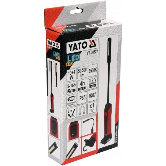 LAMPA WARSZTATOWA COB 500LM ELAST. RAMIĘ -zdjęcie numer 5