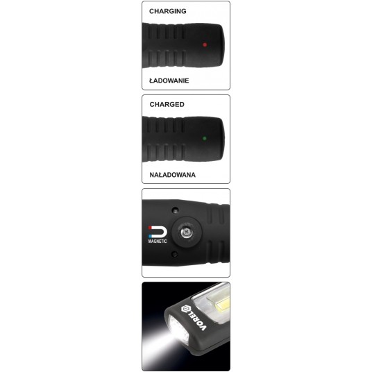 LAMPA WARSZTATOWA COB LED 3W -zdjęcie numer 7