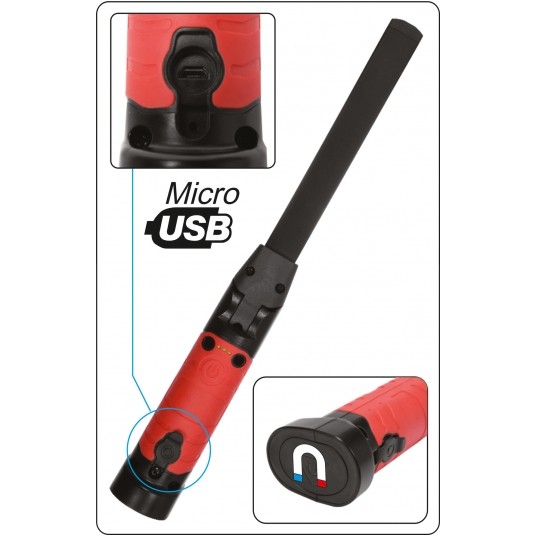 LAMPA WARSZTATOWA COB LED 5W + 3W -zdjęcie numer 7