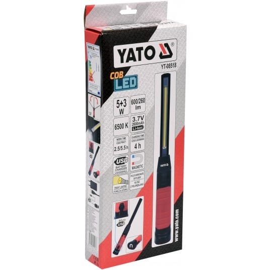 LAMPA WARSZTATOWA COB LED 5W + 3W -zdjęcie numer 5