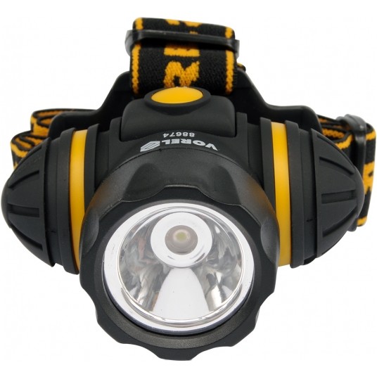 LAMPKA CZOŁOWA 1LED/1W 3-FUNKCJE -zdjęcie numer 1