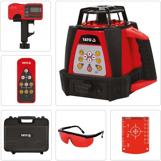 LASER ROTACYJNY SAMOPOZIOMUJĄCY CZERWONY * YAT -zdjęcie numer 4