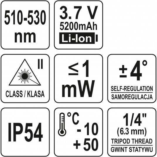 LASER ZIELONY 12 LINIOWY 3D -zdjęcie numer 6