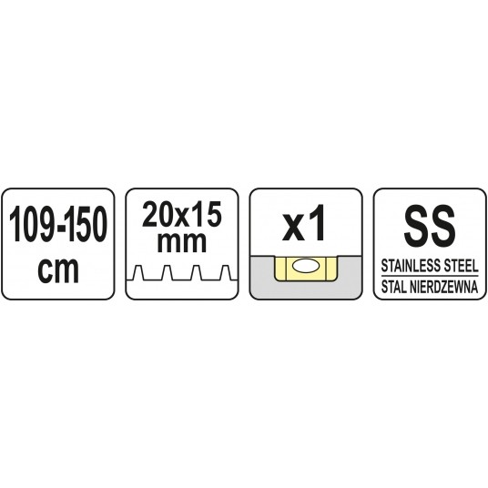 ŁATA ZĘBATA Z REGULOWANĄ DŁUGOŚCIĄ -zdjęcie numer 2