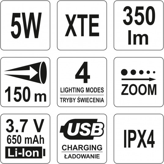 LATARKA 5W USB, 94X27MM -zdjęcie numer 4