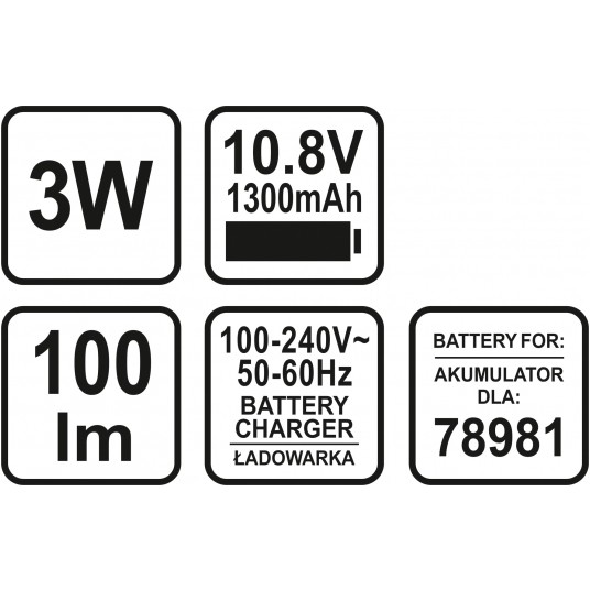 LATARKA AKUMULATOROWA 10,8V -zdjęcie numer 6