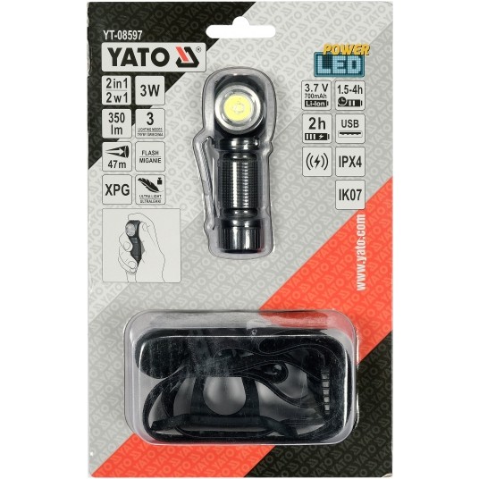 LATARKA CZOŁOWA 2W1 350LM -zdjęcie numer 14