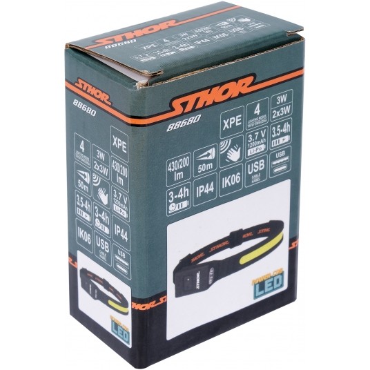 LATARKA CZOŁOWA 430LM, CZUJNIK RUCHU -zdjęcie numer 9