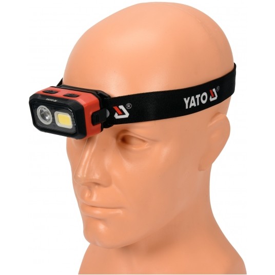 LATARKA CZOŁOWA 500LM,AKU/3XAAA,CZ.RUCHU -zdjęcie numer 3