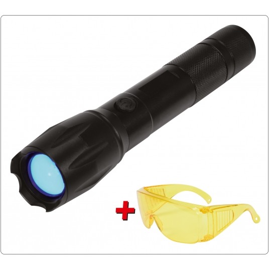 LATARKA UV AKUMULATOROWA 1W I OKULARY -zdjęcie numer 7