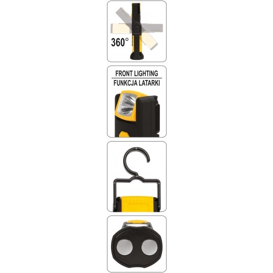 LATARKA WARSZTATOWA 3W COB LED 220LM -zdjęcie numer 7