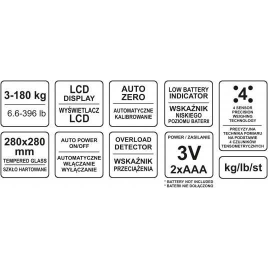 ŁAZIENKOWA WAGA Z BLUETOOTH 2W1 CZARNA -zdjęcie numer 4
