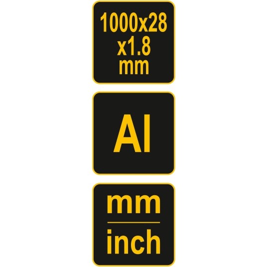 LINIAŁ ALUMINIOWY 1000 MM -zdjęcie numer 3