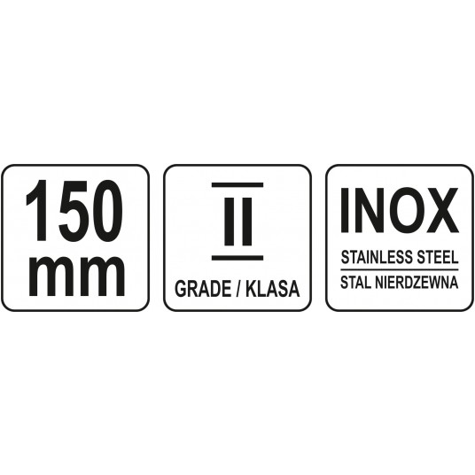 LINIAŁ MIERNICZY SS 150MM -zdjęcie numer 4