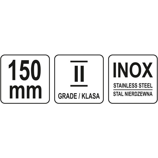 LINIAŁ MIERNICZY SS 150MM -zdjęcie numer 4