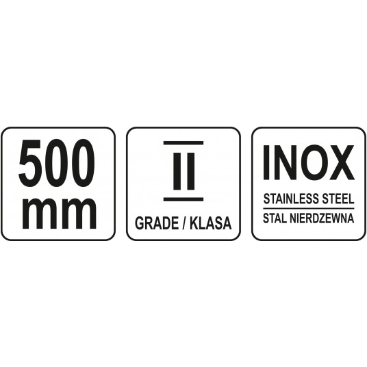 LINIAŁ MIERNICZY SS 500MM -zdjęcie numer 4