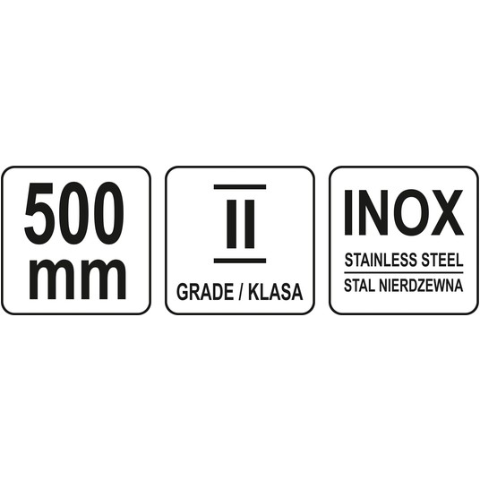 LINIAŁ MIERNICZY SS 500MM -zdjęcie numer 4