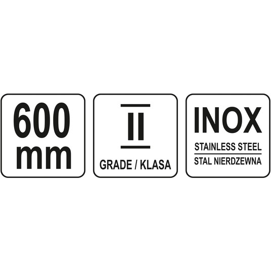 LINIAŁ MIERNICZY SS 600MM -zdjęcie numer 4
