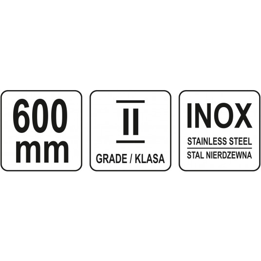 LINIAŁ MIERNICZY SS 600MM -zdjęcie numer 4