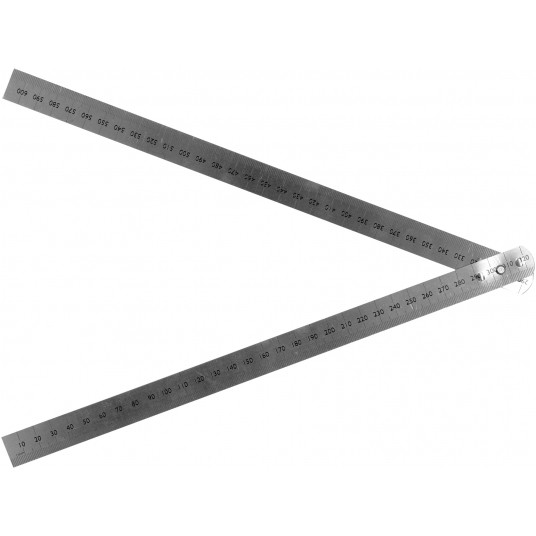 LINIAŁ NIERDZEWNY SKŁADANY 610 MM -zdjęcie numer 1