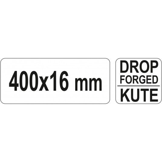 ŁOM SZEŚCIOKĄTNY 400 X 16 MM -zdjęcie numer 2