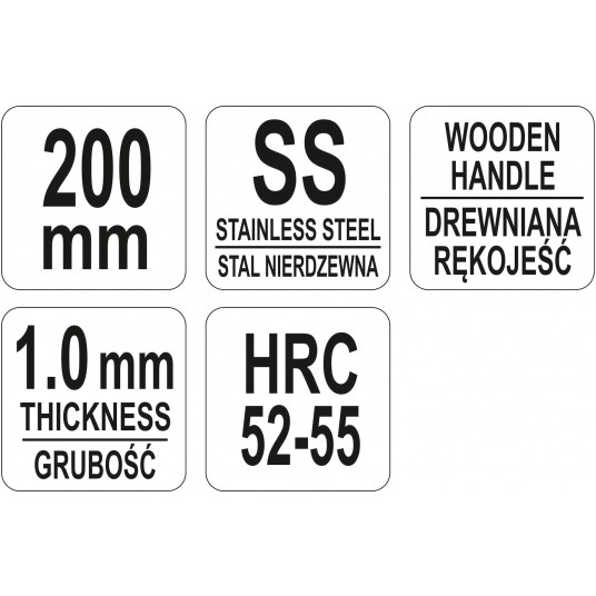 ŁOPATKA KĄTOWA, 200MM -zdjęcie numer 3