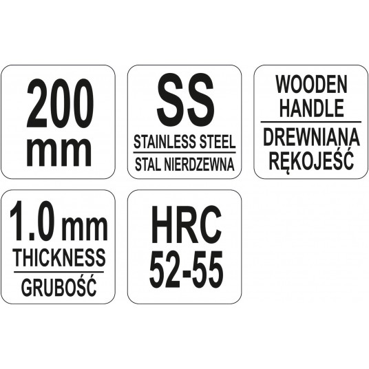 ŁOPATKA KĄTOWA 200MM -zdjęcie numer 3